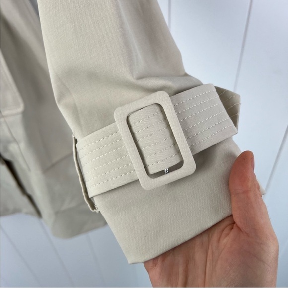 Blanc Noir NWT belted trench coat XS - Picture 5 of 9